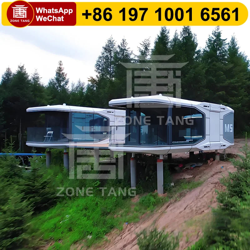 Leak Proof Luxury Prefabricated House Hot Insulation CE Approved High Quality Prefab Capsule House Space Capsule Home Modular