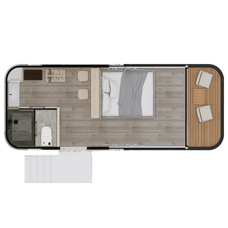 Moisture Proof Prefab Modular House Thermal Insulation Luxury Prefabricated House Cheap Mobile Homes High Quality Factory Price