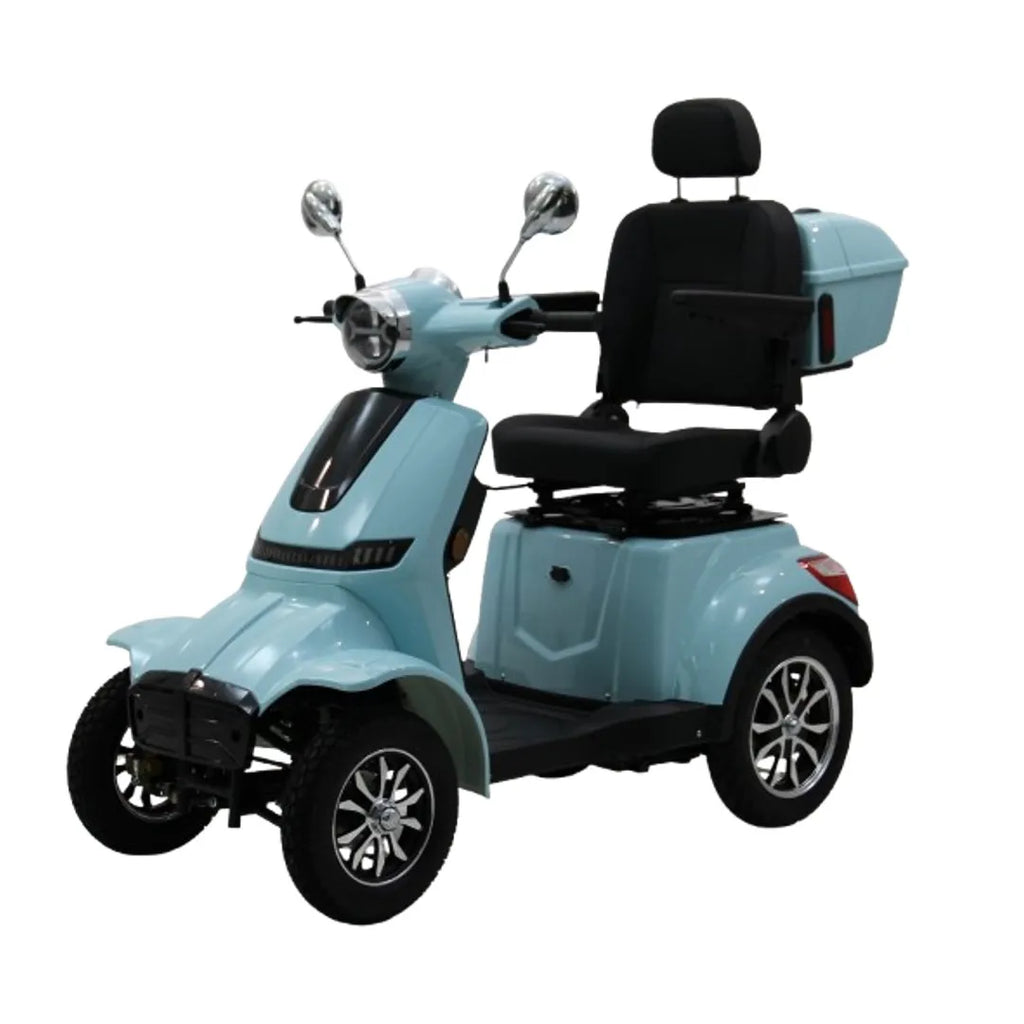 Modification Hot-selling 4-Wheel Electric Mobility Scooter with Canopy Roof Max 25km/h Long Range Outdoor Travel for Adult