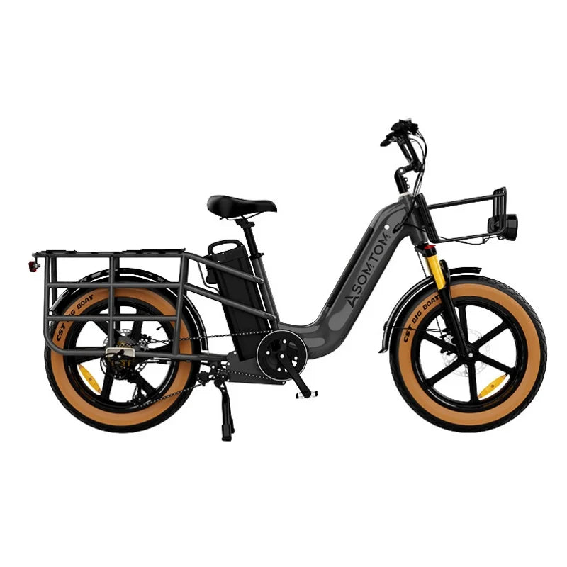 Electric bike 750W motor 48v30ah lithium Battery 45km/h E-bike 20 inch tire mountain off-road riding Transportable E bicycle
