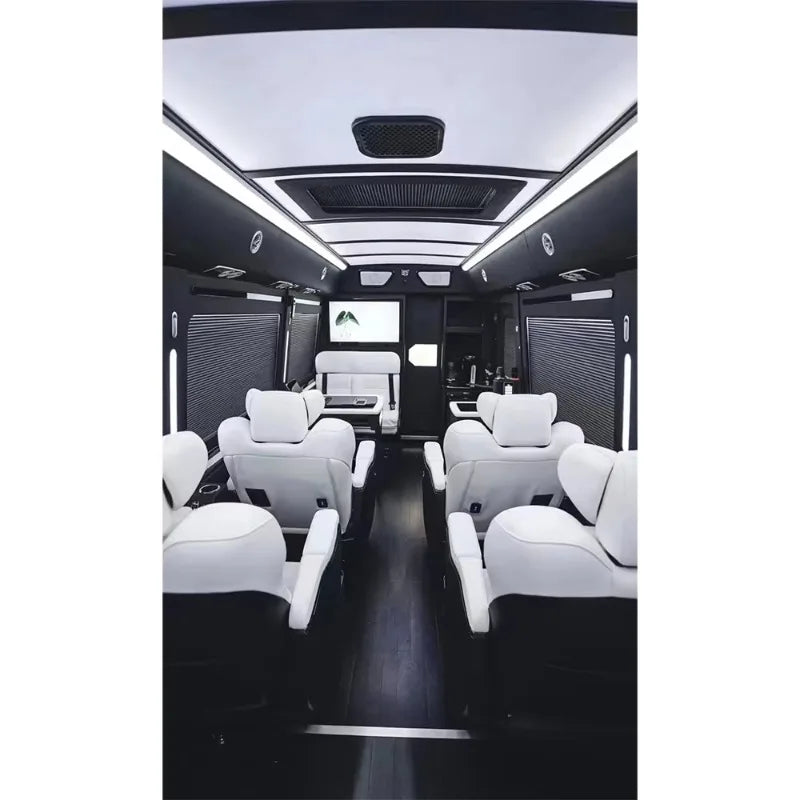 Vip Luxury Electric Reclining Leather Car Seat coaster Interior Kit Interior Accessories for Hiace Coaster