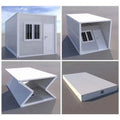 Prefab Foldable Houses Campin custom.Low Price Winter Portable Foldable Container Homes Folding Container House Hut