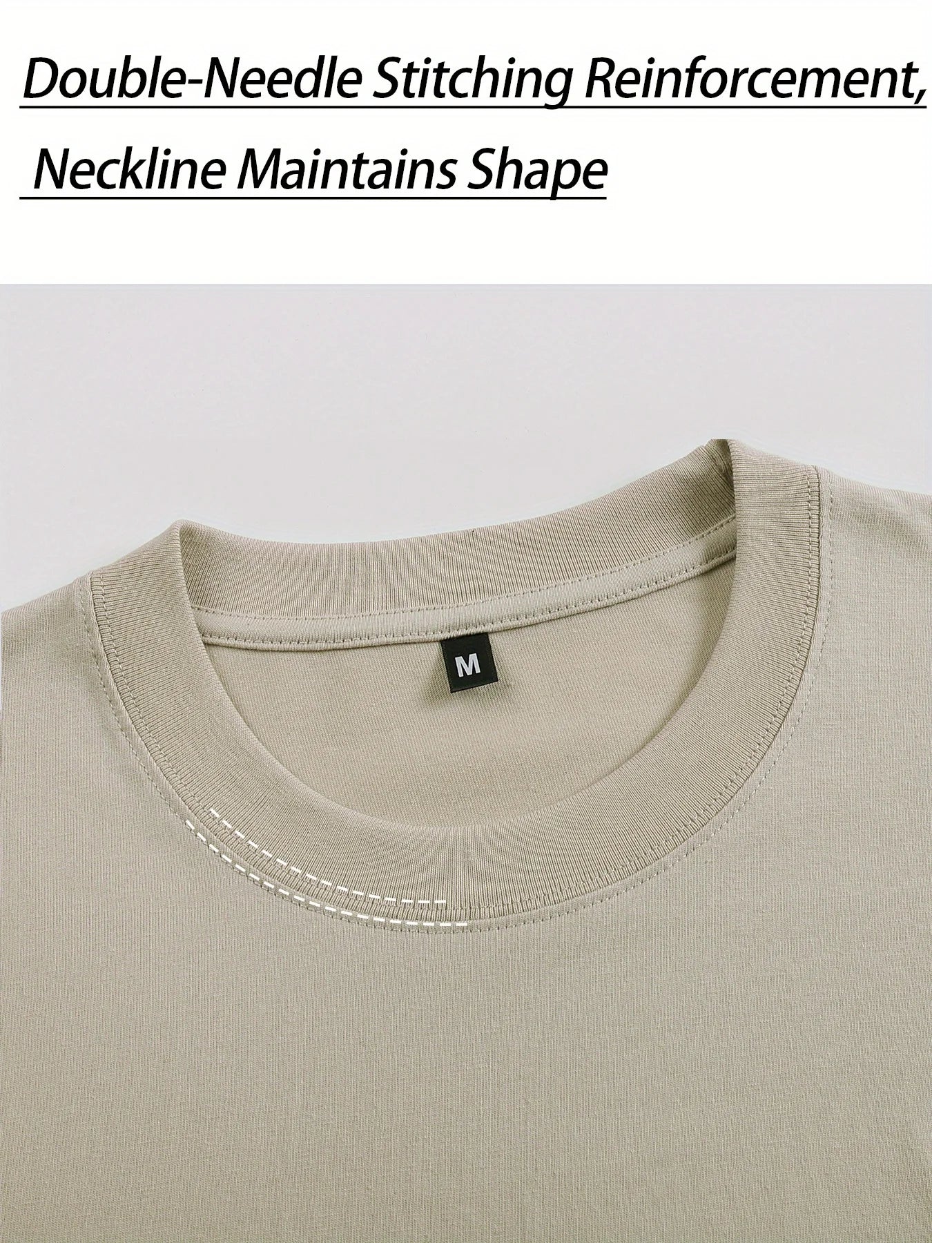 Men's 100% pure cotton fashionable casual loose Italian style Milan letter printed round neck short sleeved T-shirt top