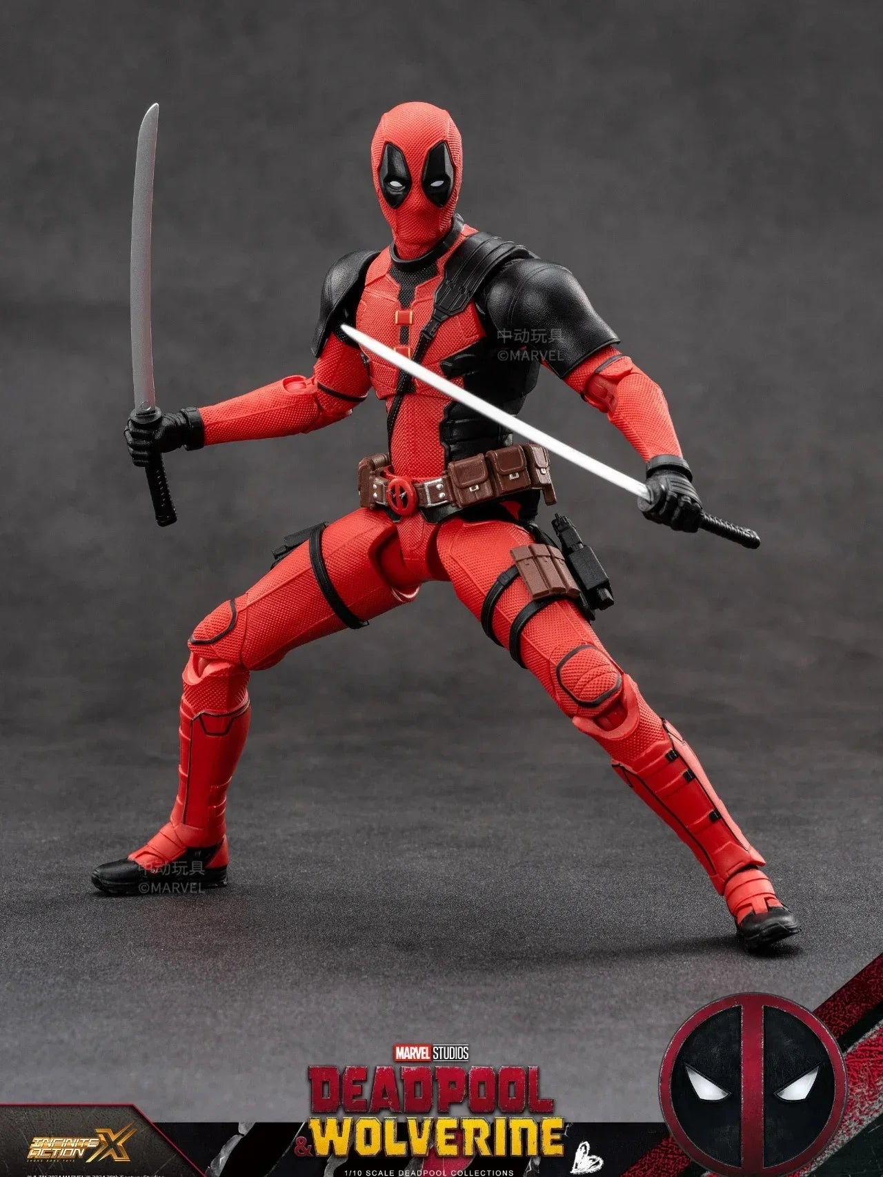 2025 Deadpool & Wolverine Movie SHFiguarts Action Figure 1/10 ZD Original X-Men Dogpool Model