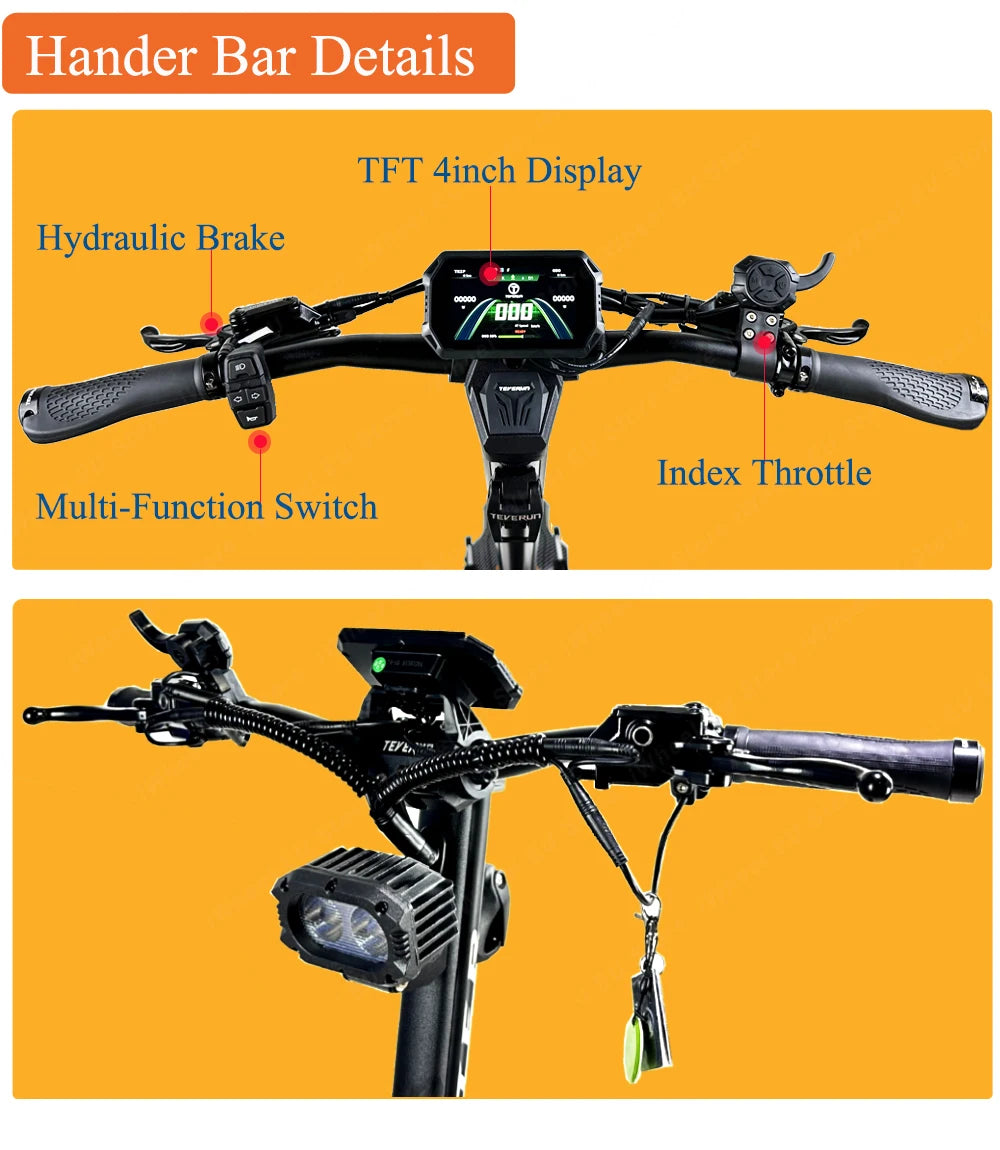 Original Teverun Fighter 11 Plus 35Ah 1600W*2 Motor New TFT 4inch Display With NFC Lock  GPS Find Locate Electric Scooter