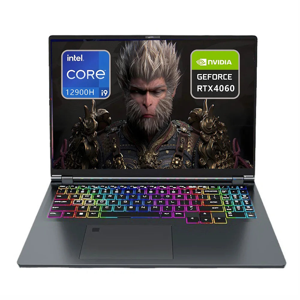 Hot Sales Brand New 16 Inch I9 12900H 14 Core RTX4060 8G Graphics Card Ultrabook Rj45 Gaming Aluminum Laptops