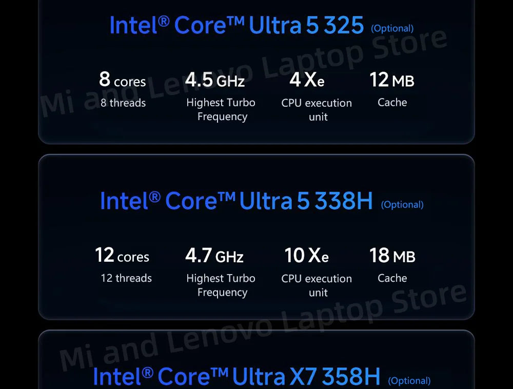 Xiaomi REDMI Book Pro 14 2026 Ultra5-338H/Ultra7-358H 32GB+1TB 14inch 2.8K 120Hz Screen Blue