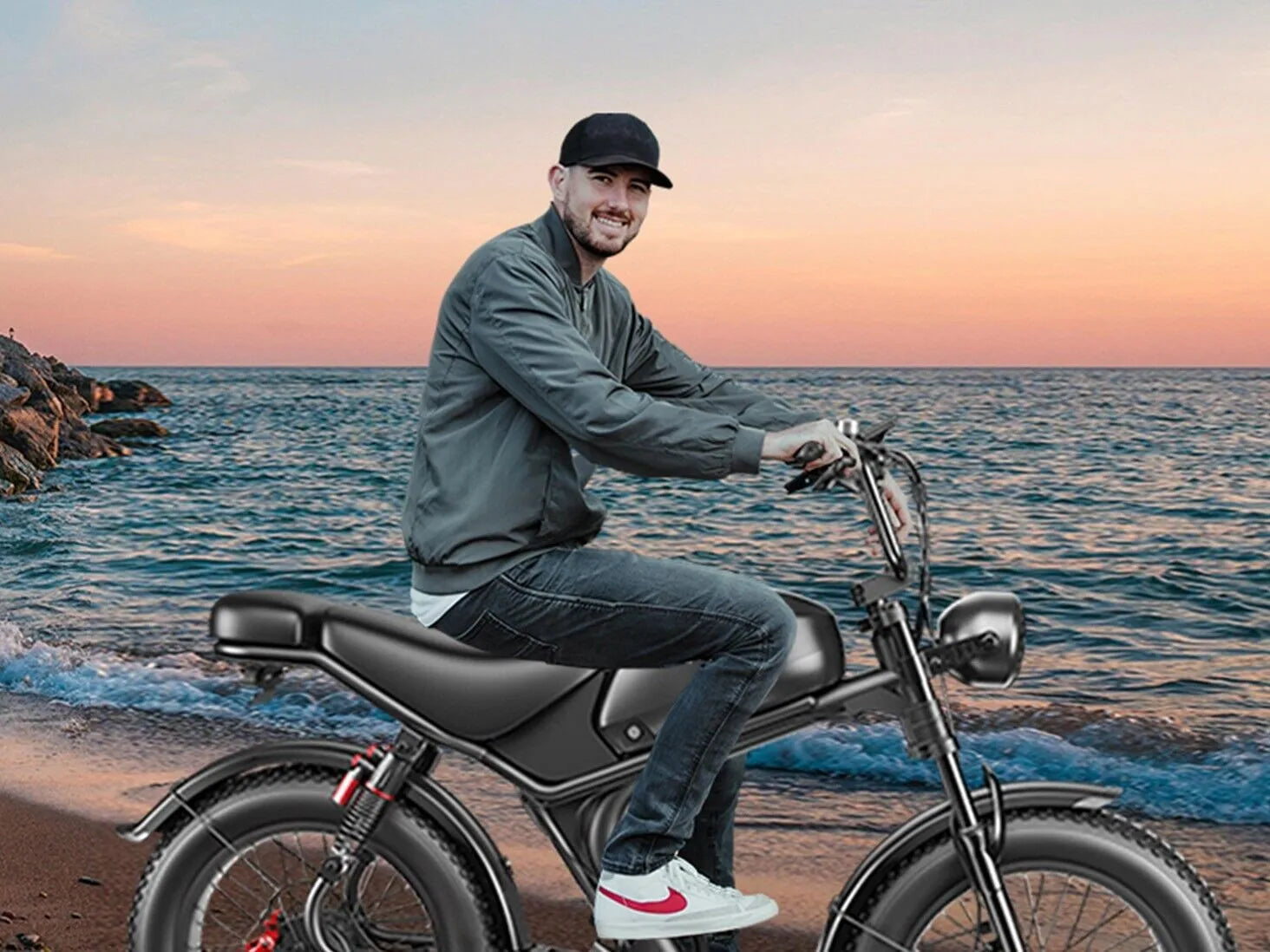 20" Electric Bike 2000W E-Bike For Adults Dual Motor Bicycle  35mph Fat Tyre