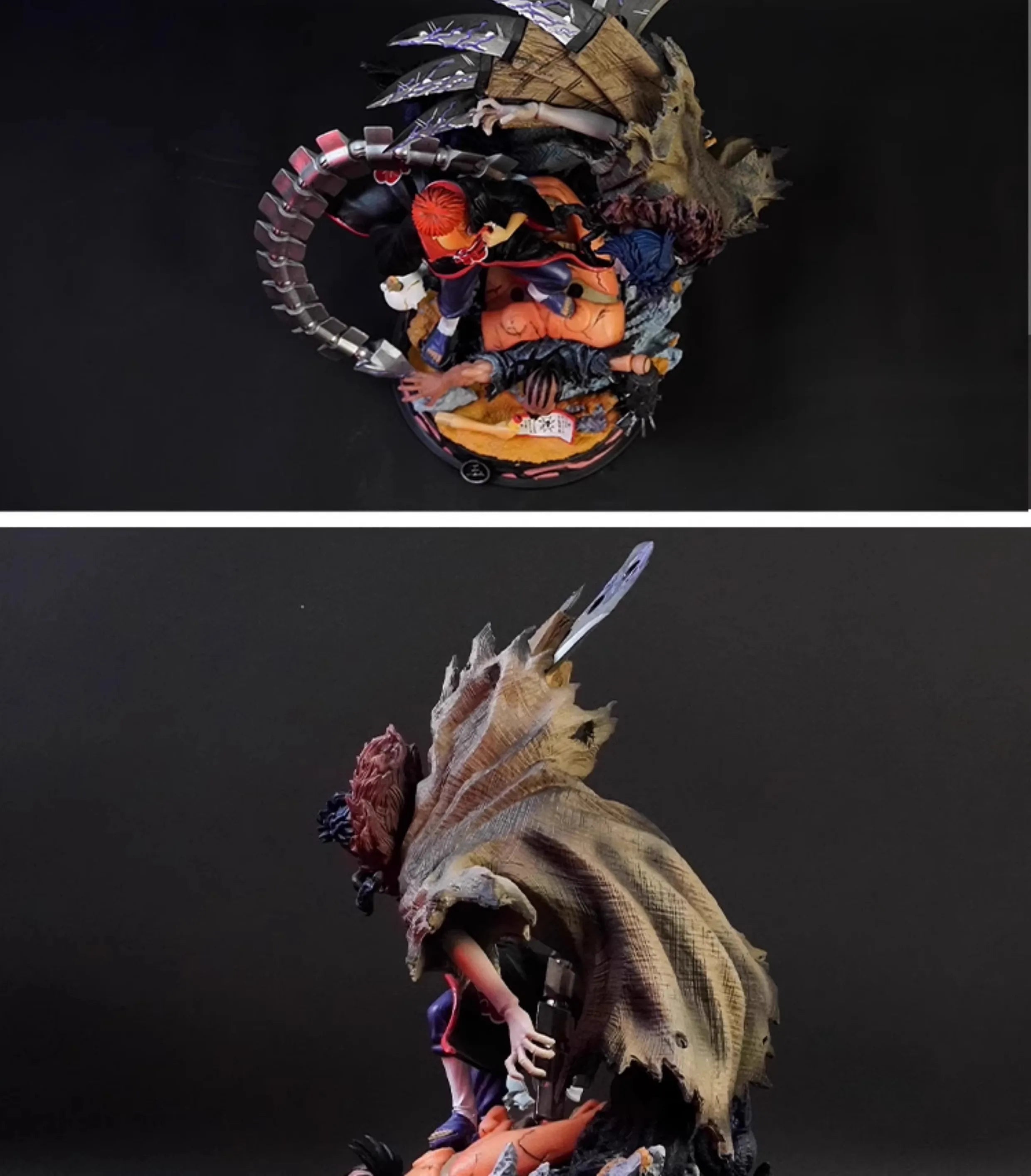 42cm New Naruto Anime Figure Sasori Peripheral PVC Model Scene Statue Desktop Decoration Ornaments Kids Birthday Gifts Toys
