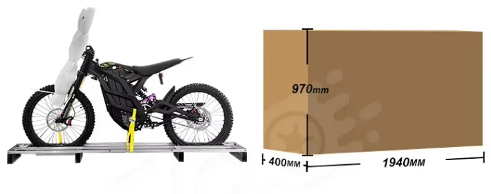 All-Terrain High-Speed Electric Dirtbike With 10000W Central Motor Full Suspension Aluminum Alloy Frame Lithium Battery