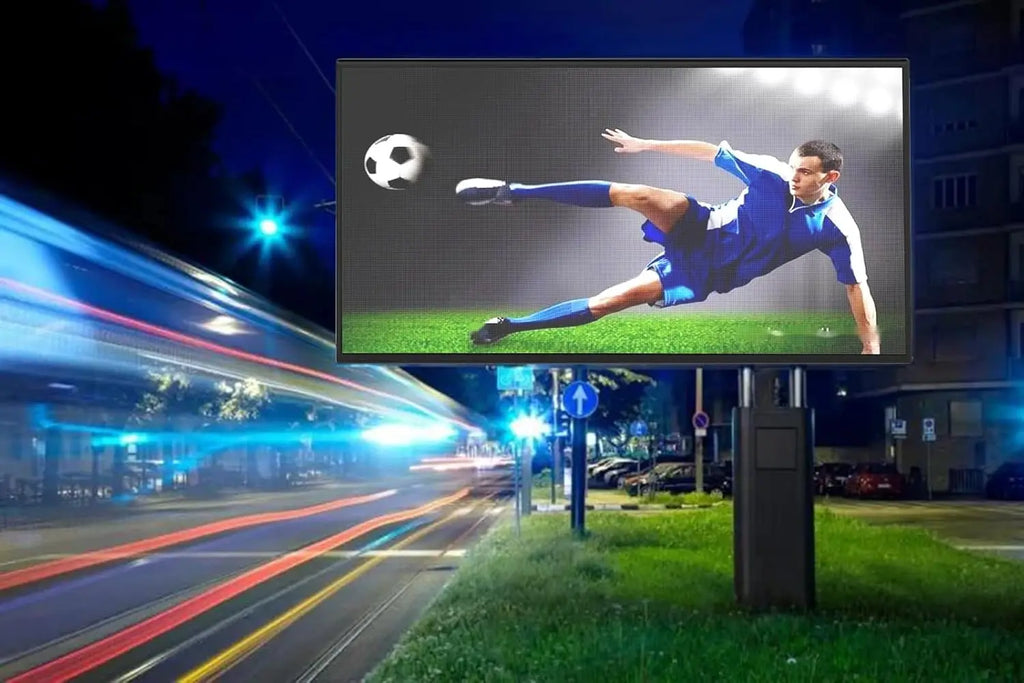 P5 Programmable LED Sign 65" x 33" For Outdoor With Waterproof IP45 LED Display Screen WiFi+USB LED Scrolling Message Board