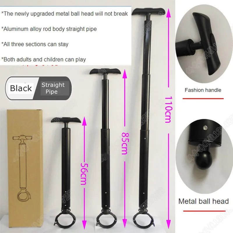 Aluminum Alloy Telescopic Scooter Balance Handlebars 2-Wheels Self-Balancing Scooter Safety Control Strut Stent For 6.5-10 inch
