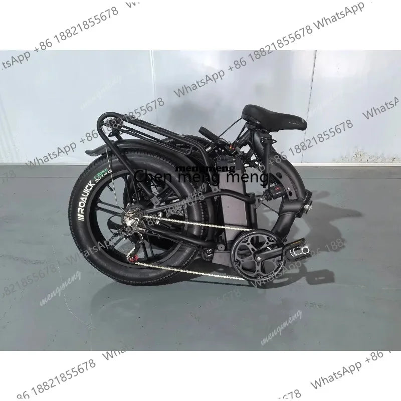 D185 three-wheeled electric moped three-wheeled  bicycle folding  three-wheeled moped