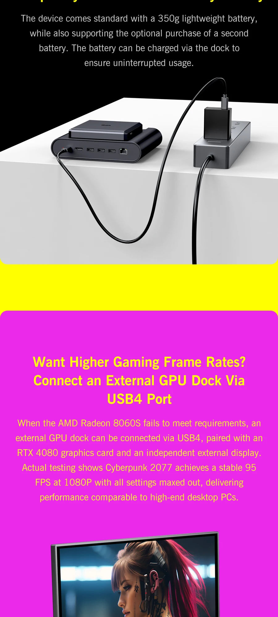 GPD Win5 Handheld Gaming AI MAX+ 395 64+2 7"  DDR5 M.2 SSD  Fingerprint unlock capacitive joystick RGB Gaming Laptop