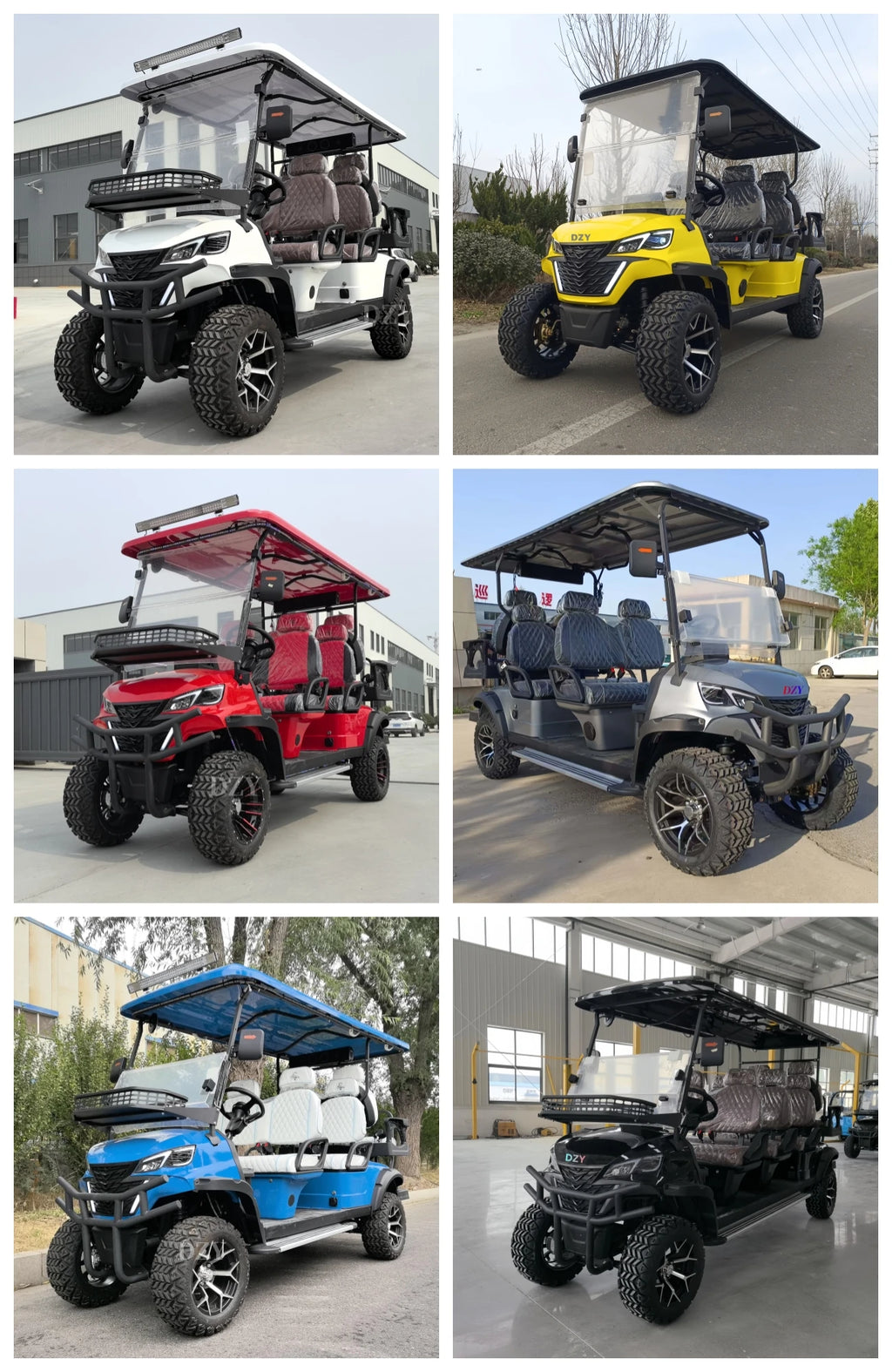 2026 electric golf cart OEM hunting carts new design customizable golf course cart luxury street legal electric sightseeing cart