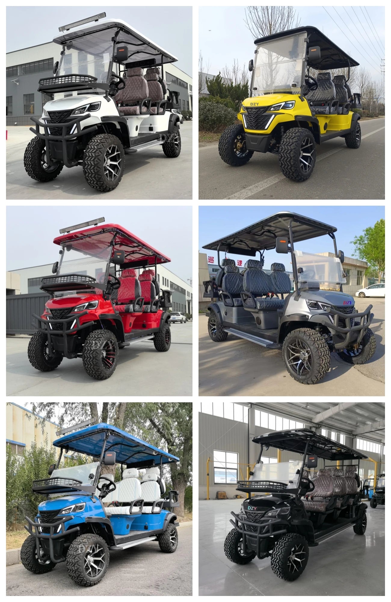 2026 electric golf cart OEM hunting carts new design customizable golf course cart luxury street legal electric sightseeing cart