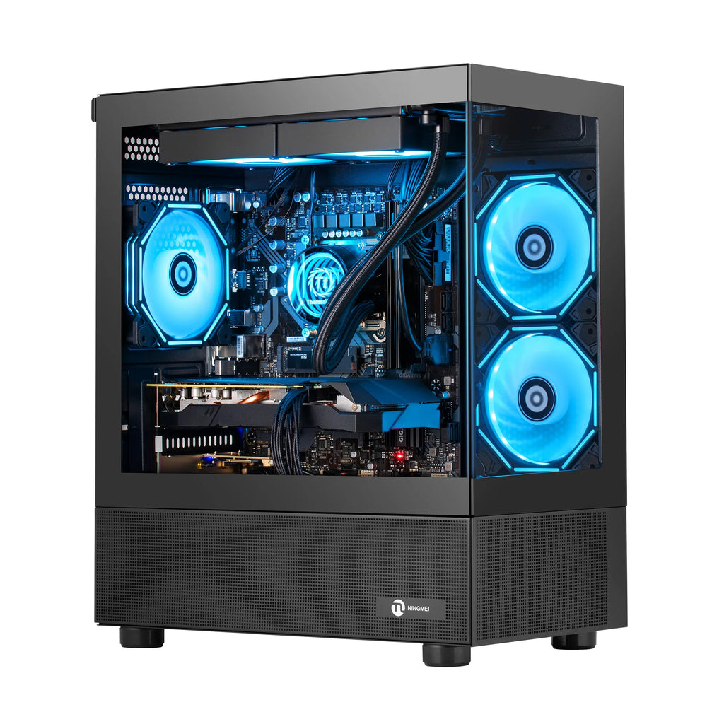 Ningmei Lumishore Gaming PC AMD Ryzen 7 5700X NVIDIA RTX 5060 32GB RAM 1TB SSD Wifi PC Gaming