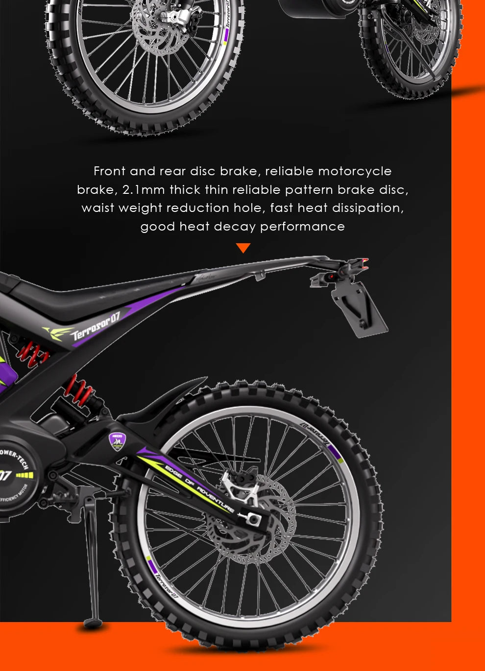 EEC D7 Bike Electric Motorcycle 8000w 389N.m 100KM/h 72V 35AH Electric Enduro Ebike Electric Scooter Motorcycle