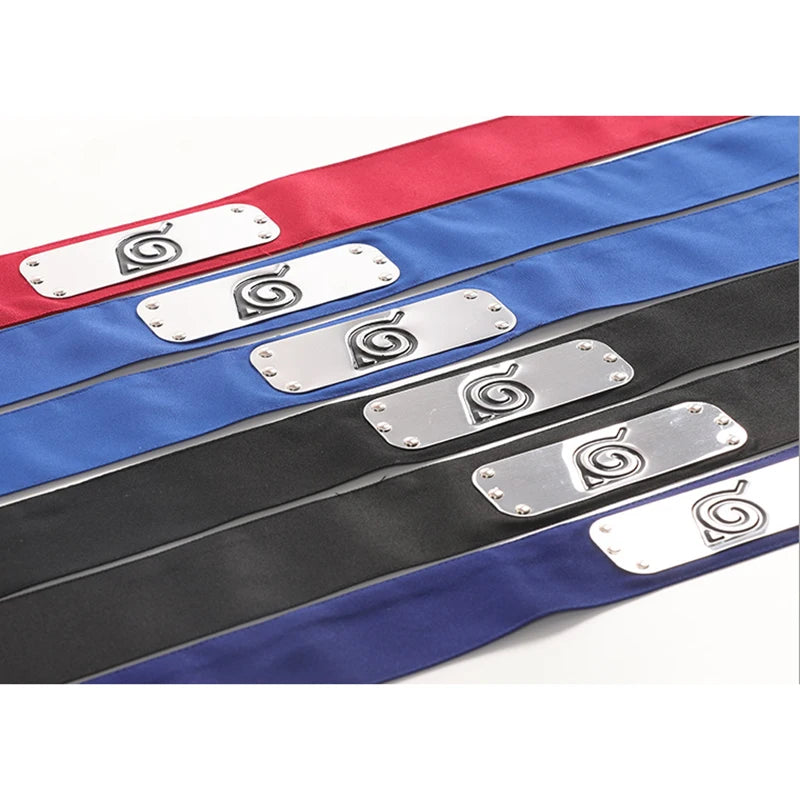 NARUTO Itachi Sasuke Kakashi Namikaze Minato Sakura Hinata Official Authorization Cosplay Ninja Headband Hairwear