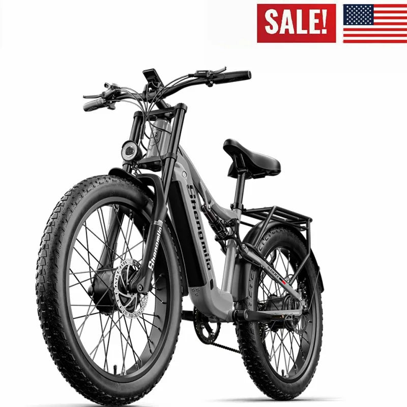 26" Electric Bike 2000W E-Bike For Adults Dual Motor Bicycle  30mph Fat Tyre~