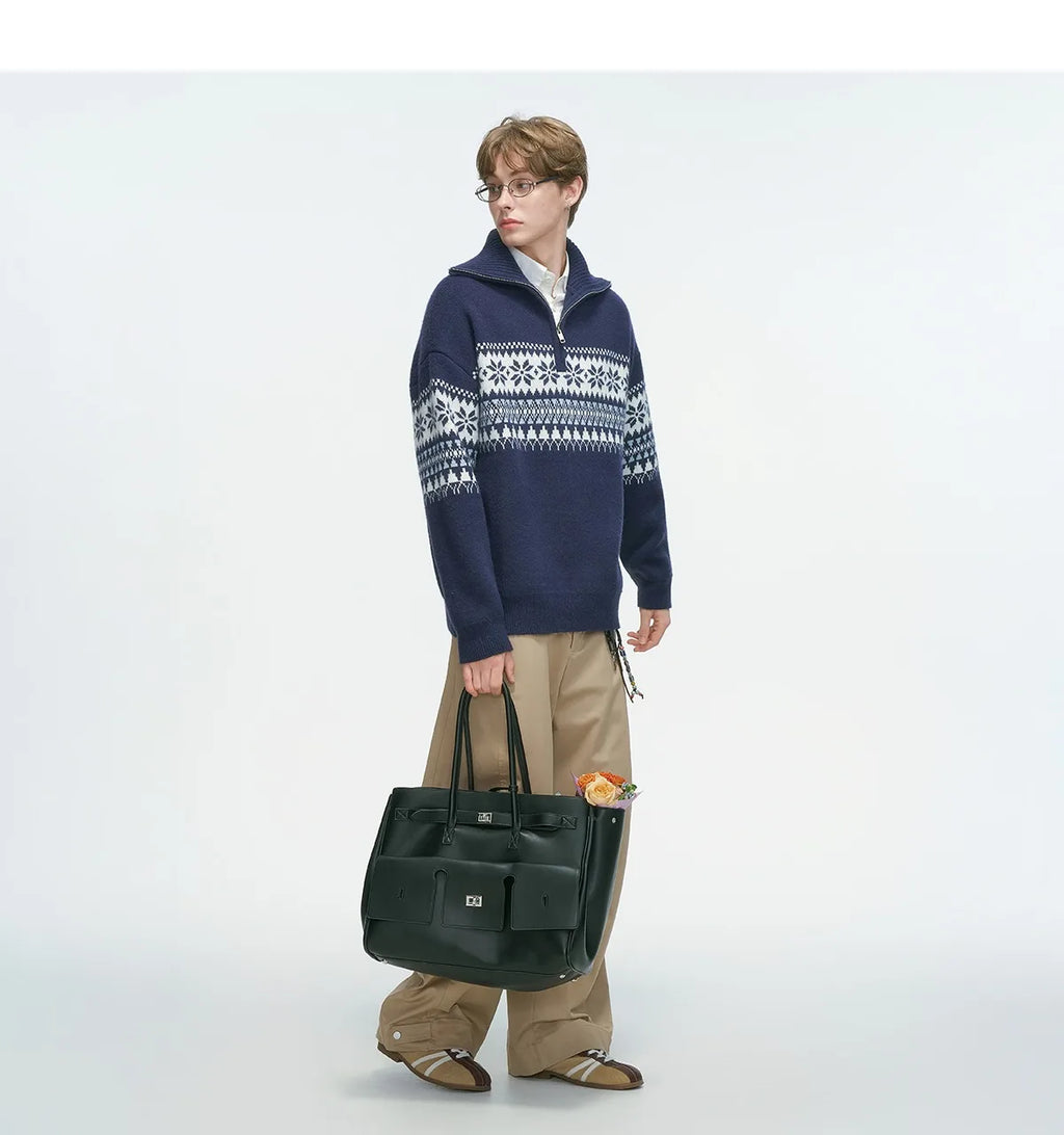 Fur Collar Pullovers Anime Mens Plaid Checkered Pattern Traditional Classic Autumn Winter Business Office School Preppy Style OL