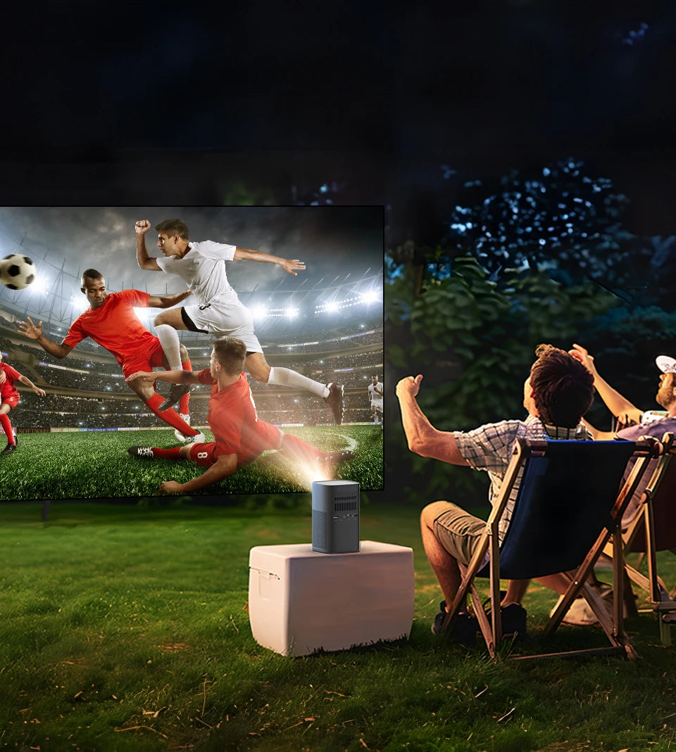Vevshao V30 3D 4K Mini Projector Cinema Smart Android WiFi Portable 1080P Home Theater Video LED DLP Projector with Battery