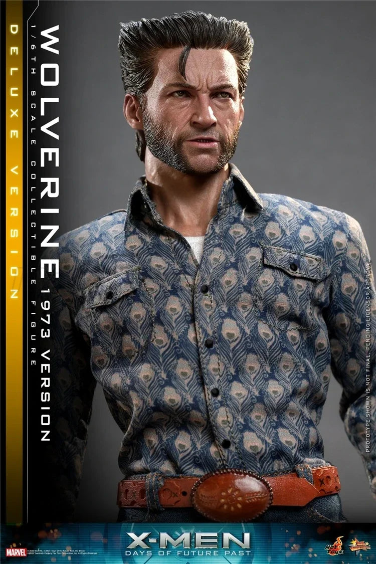 【MT】Hot Toys MMS660 Marvel  X-Men 1973 Version Wolverine Hugh Jackman Full Set Model 12In Soldier 1/6 Action Figure Movable
