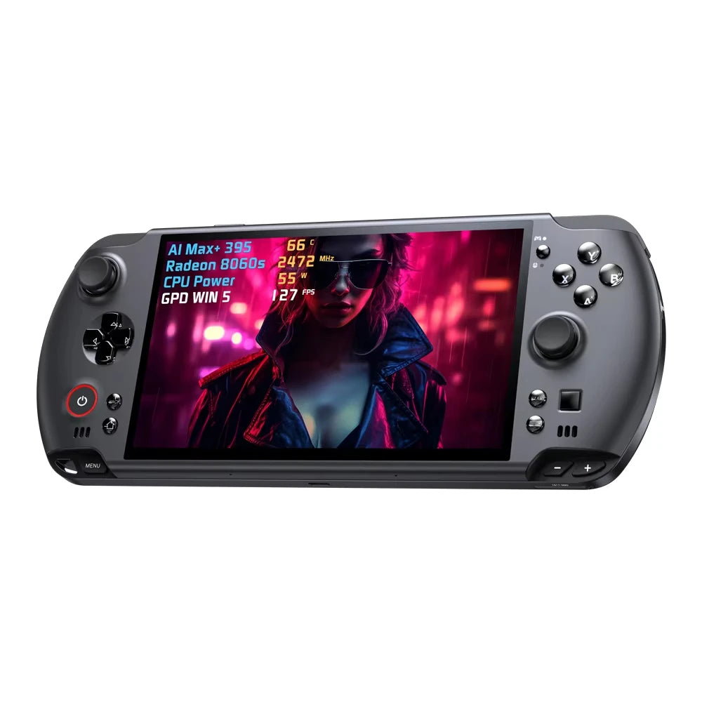 New GPD Win5 7" 120Hz 1080P LTPS Screen Handheld Gaming Console AMD395 M.2 2280 SSD Windows11 RGB Ergonomic Handheld Game Player