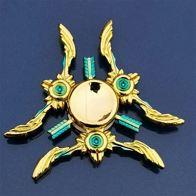 Fidget Spinner Anime Game Cartoon Fingertip Gyroscope Metal Zinc Alloy Mute Hand Spinner Smooth Electroplate Stress Relief Toys