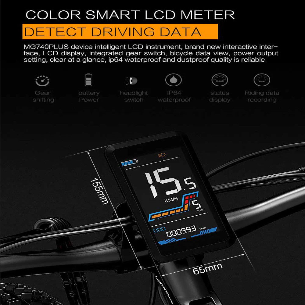 Electric Bike All Terrain Lankeleisi Mg740 26" 1000Wx2 Motor Adult E-Bike 48V 20AH Max Ranmge 150Km Load 150Kg Top Speed 30Mph