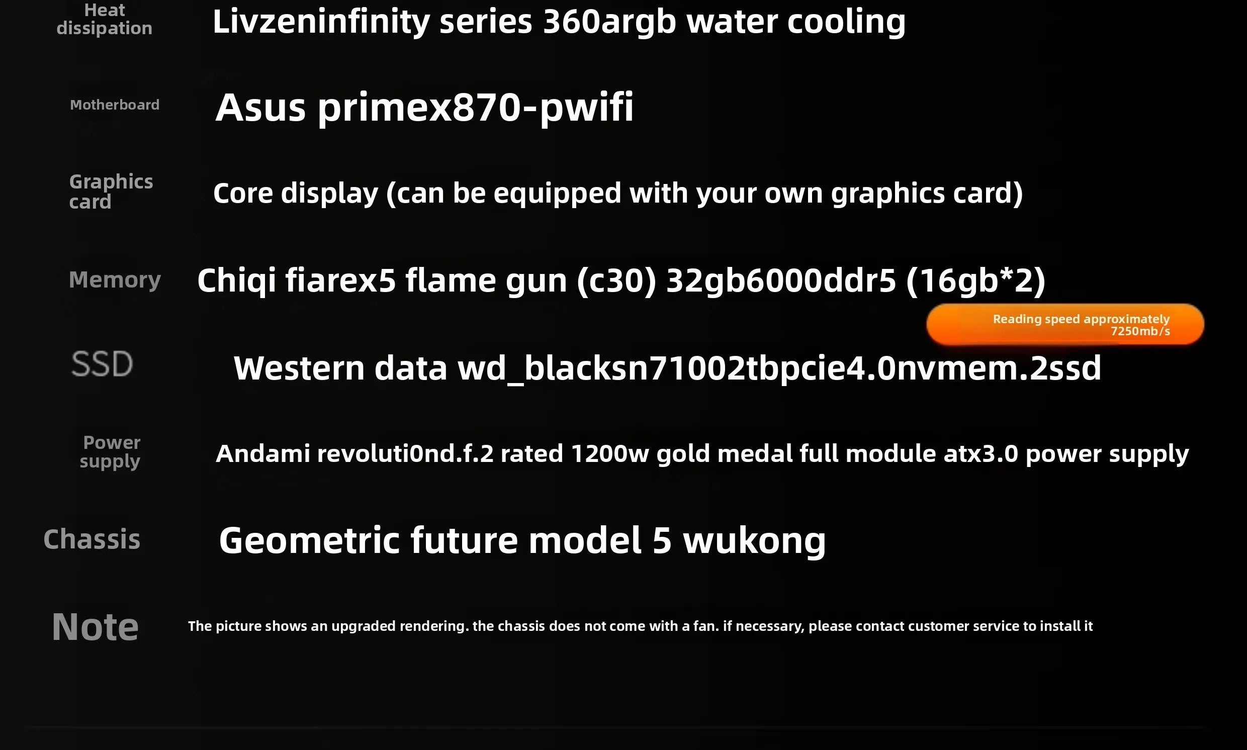AMD processor, computer host 9800X3D/RX9070GRE/RX9070XT/RTX5070/5080 complete machine, e-sports desktop computer kit