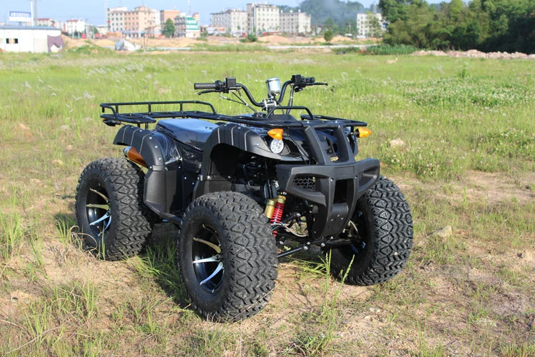 For200cc Chinese Sports Quad Bike ATV 4x4 Automatic UTV Oil Cooled CVT Big Bull 10 Inch Alloy Rims Adult Buggy Chain Drive 4-Str