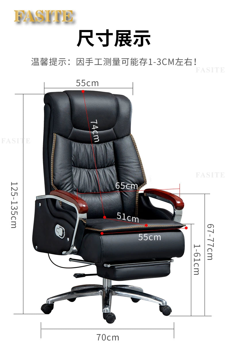 Ofice Chair Recliner Scorpion Gaming Leather Pedicure Ofice Chair Luxury Ergonomic Sedia Ergonomica Furnitures reliable