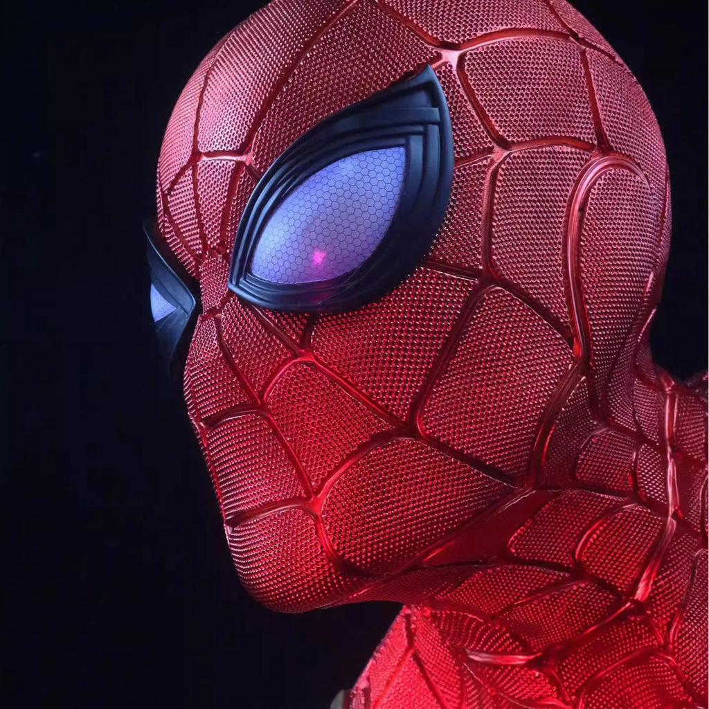 65cm New No Way Home Movie Figure Spider-Man Peripheral Model Half-body Statue Desktop Decorate Ornaments Birthday Gifts Toys