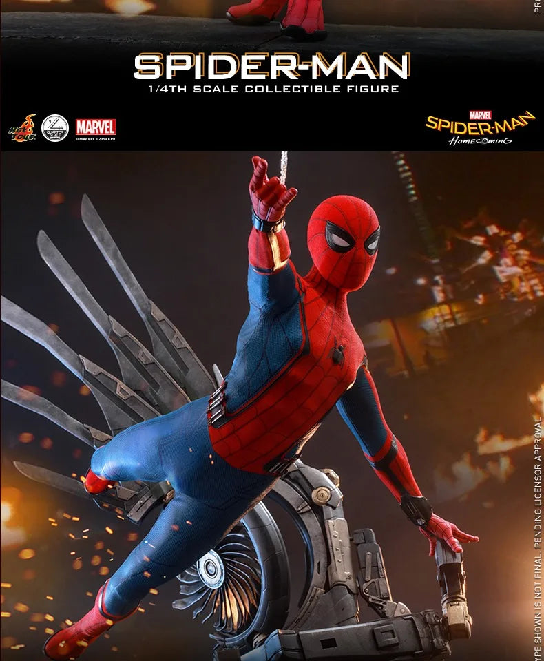 Hot Toys HT Spider-Man Hero Returns Premium Deluxe 1:4 Scale Action Figure Ordinary Luxury Spider-Man Collectible Toy