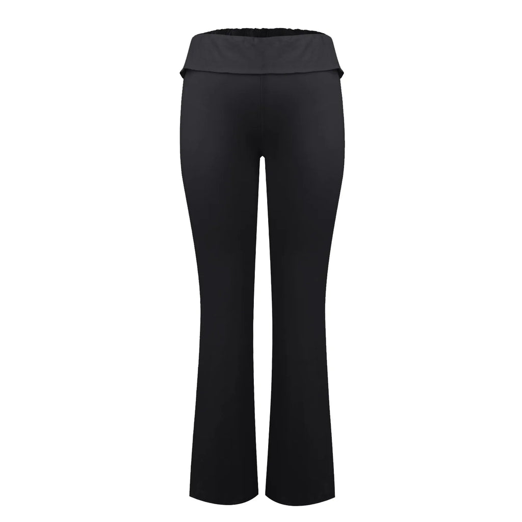 Women Flare Leggings High Waist Wide Leg Yoga Pants Seamless Fitness Workout Tights Gym Sports Trousers Casual Slimming Clothing