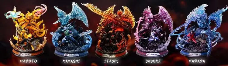 Naruto Gk Susanoo Uchiha Madara Sasuke Hatake Kakashi Kurama Anime Figurines Model Anime Collection Holiday Gift Children Toys