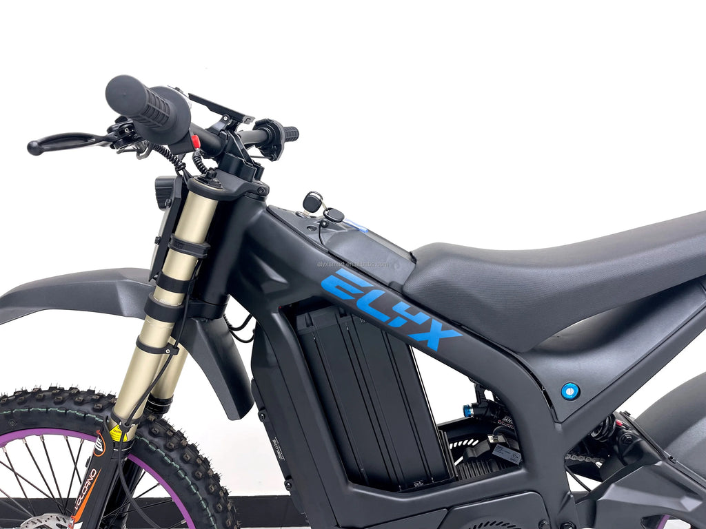 ATV&UTVElyx 96V 6000W 30Ah Mid Drive High Speed Electric Off-road Bike Adult Big Power Racing  Electric Dirt Bike