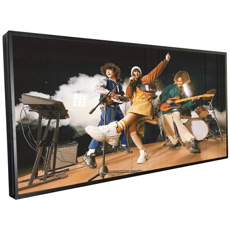 P5 Programmable LED Sign 65" x 33" For Outdoor With Waterproof IP45 LED Display Screen WiFi+USB LED Scrolling Message Board