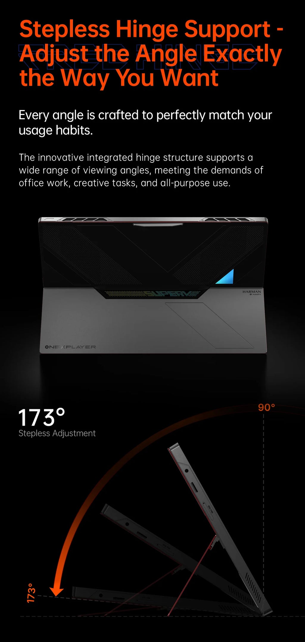 OneXPlayer Super V Intel Core Ultra X7 358H Processor 14” 2.8K AMOLED Tablet Gaming Al Mobile Workstation Laptop Win11 PC 48G 1T