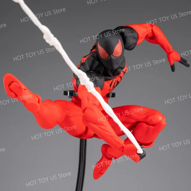 Mess Toys Spider Man Symbiote Spiderman Messtoys Black Suit Neighbor Scarlet Spider Anime Action Figure Gifts Toys