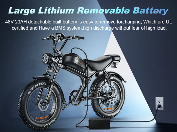STLF Mountain BK 48V 20ah Rear Hub Brushless Motor Lithium Battery Power Supply