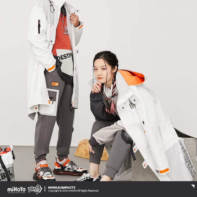 In Stock Honkai Impact 3 Kiana·Kaslana Winter Couple Jacket Herrscher of Flamescion Coat Trench Official Cosplay Doujin Gifts