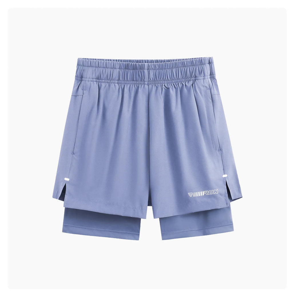 DRUR Women Running Shorts High Waist Quick Dry Gym Yoga 2 in 1 Athletic Shorts With Pocket Summer Workout Short Sportswear New