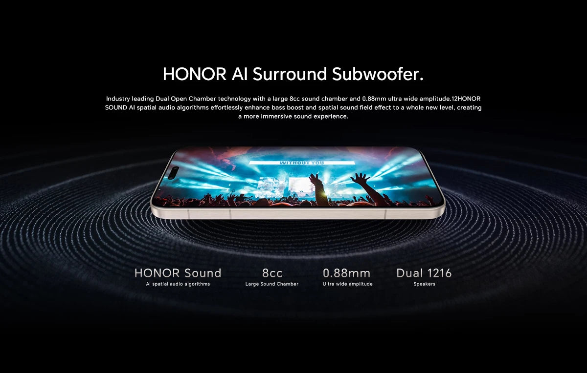 Global Version HONOR Magic8 Pro 5G 12GB+512GB 6.71'' 120Hz OLED Display 200MP Cameras 7100mAh 100W SuperCharge