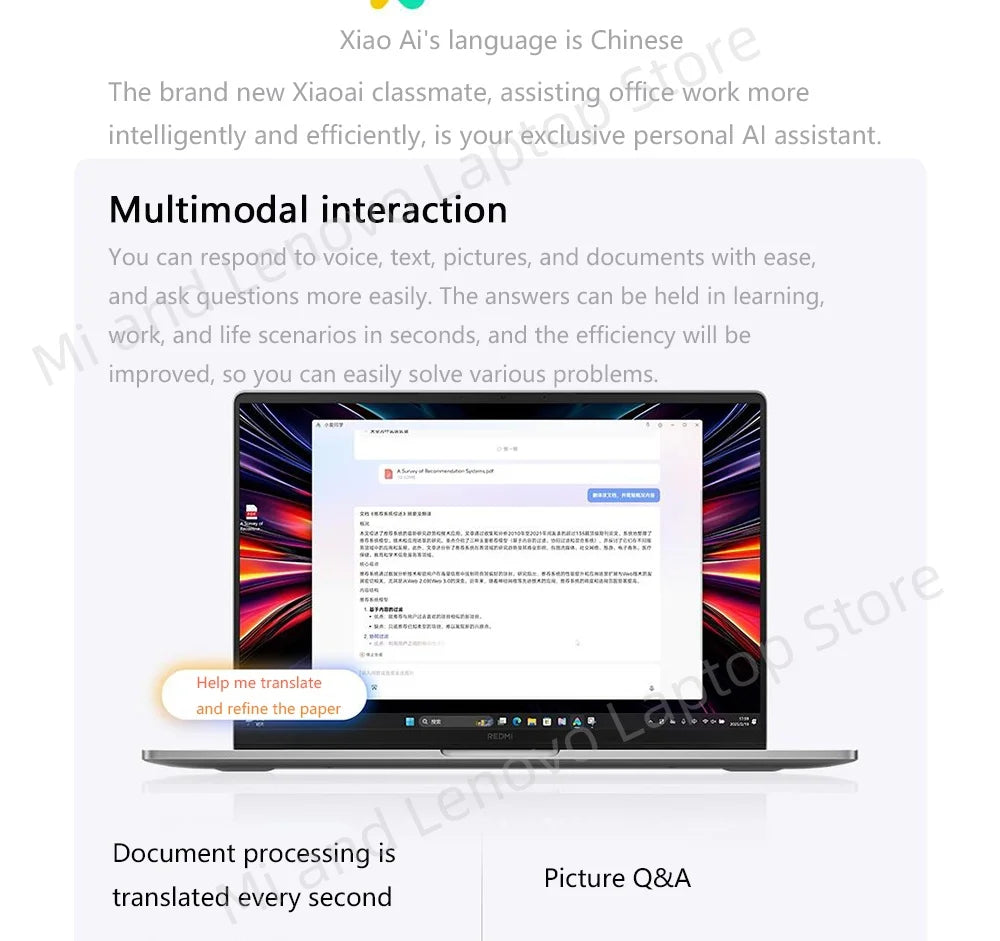 REDMI Book Pro 16 2025 Ultra5-225H/Ultra7-255H 32+1TB 16inch 3.1K 165Hz Grey Screen