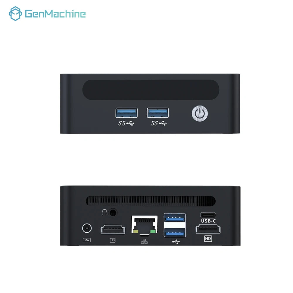 Genmachine AMD Ryzen 9 4900H Mini Pc Windows 11 Ryzen Desktop 8C/16T 4.4GHz Perfect for Streaming & Work Diy Pc  Mini Pc Gaming