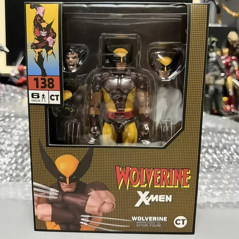Hot Sale Ct Toys Mafex 096 138  Manga Version Wolverine Action Figure Ct Toys Logan Classic Battle Suit Marvel Mobile