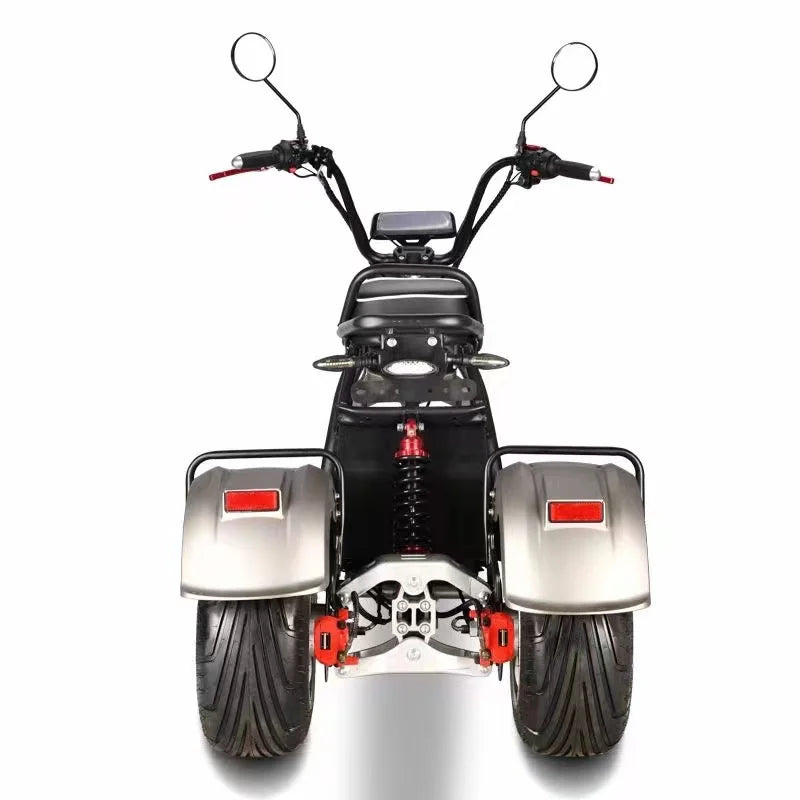 D185 Clark is hot selling Modern Style Fat Tire 60v Golf  Adult 3 Wheel Electric  Tricycle Citycoco with Pedals