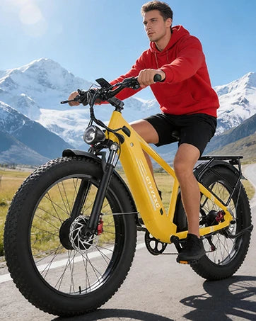 8000W Dual Motor Electric Bike for Adults, Ebike 55 MPH, 52V 30AH, E-Bike 120Miles, 26'' Fat Tire All Terrain E Bike for Men Wom